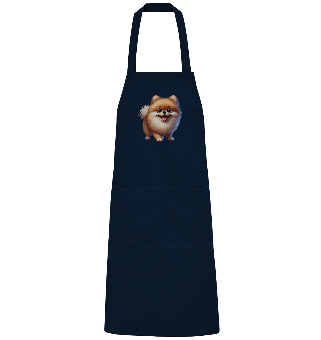 Pomeranien Cartoon - personalisierbar - Organic Grillschürze