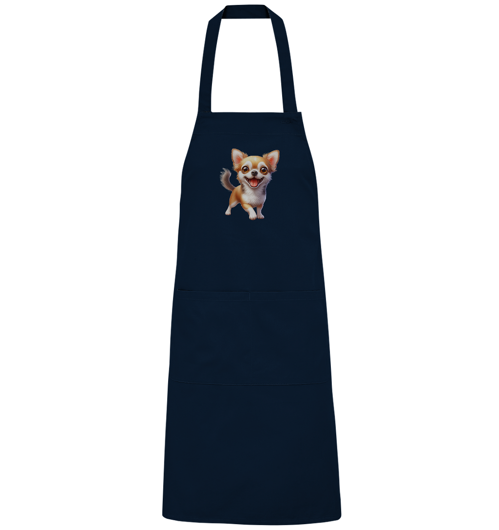 Chihuahua Cartoon - personalisierbar - Organic Grillschürze