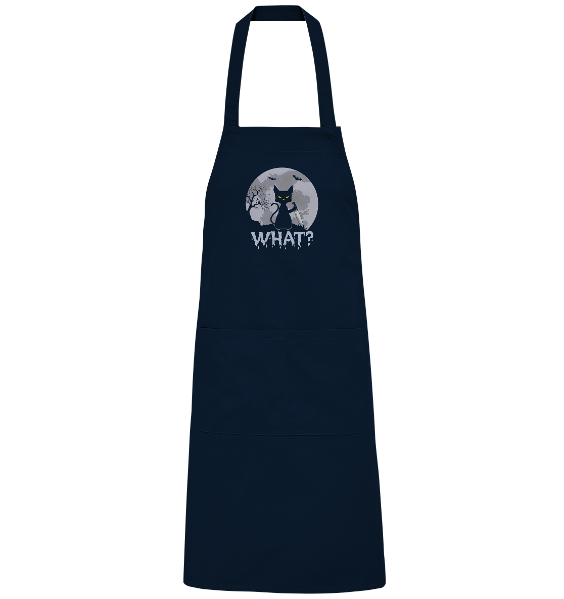 Halloween Katze Horror Lustig - Organic Grillschürze