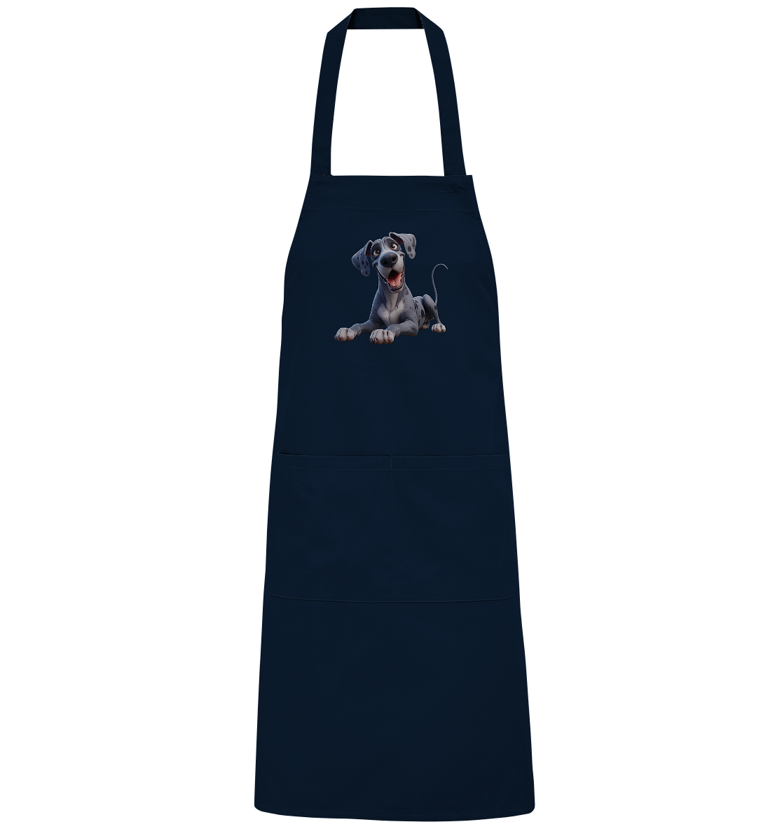 Dänische Dogge - personalisierbar - Organic Grillschürze