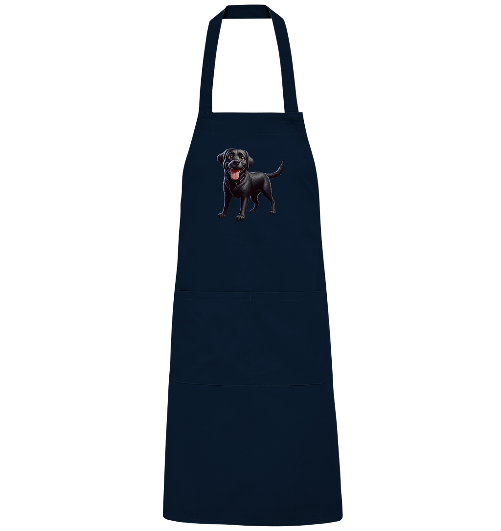 Cartoon Labrador Retreiver - personalisierbar - Organic Grillschürze