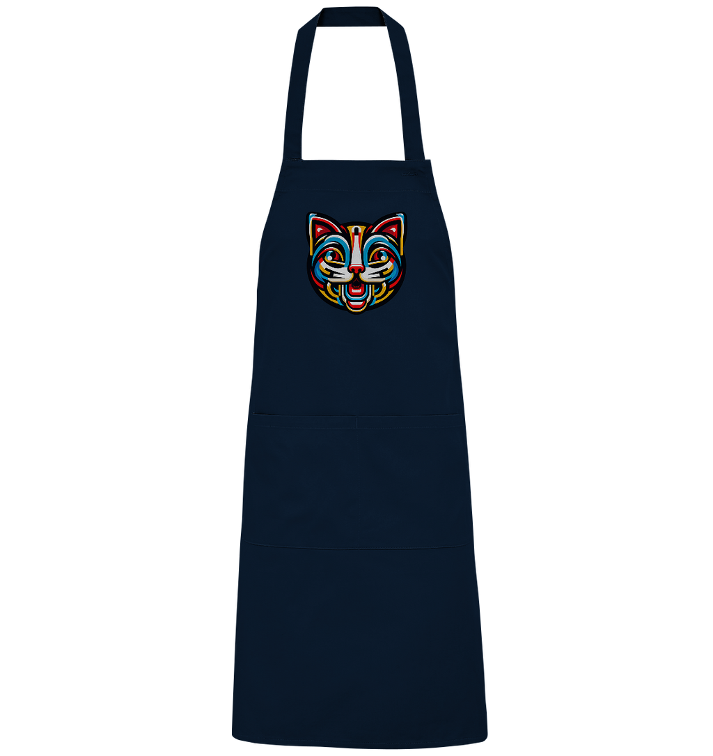 Pop Art Katze  - Organic Grillschürze