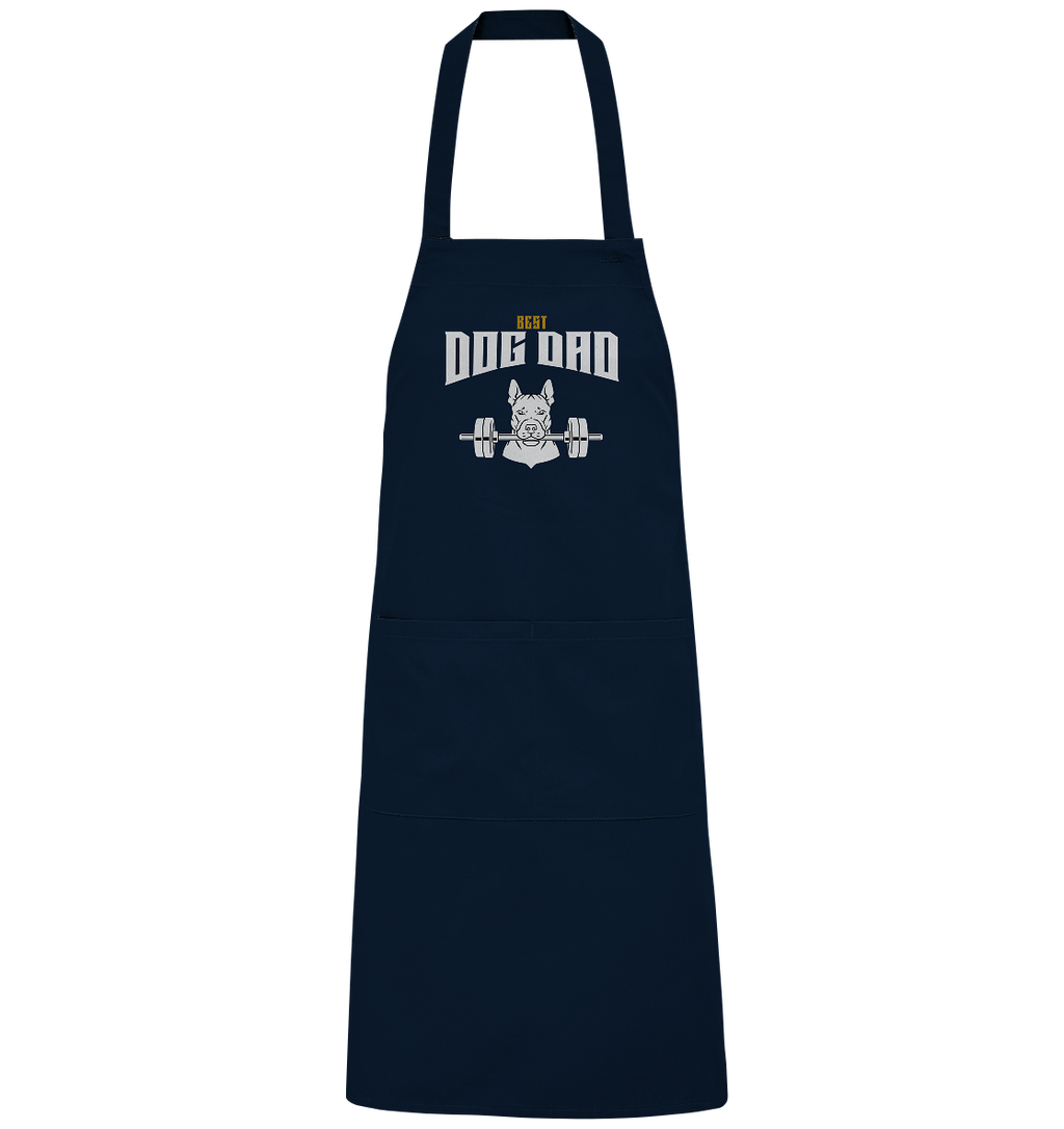 Best Dog Dad - Personalisierbar - Organic Grillschürze