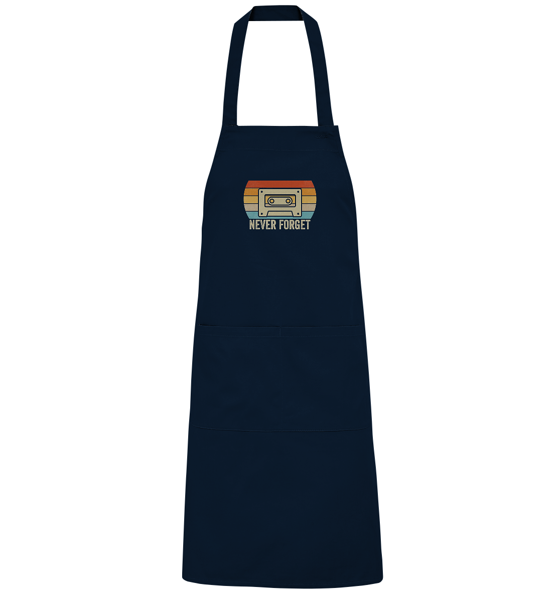 Never Forget Kassette 80's - Organic Grillschürze