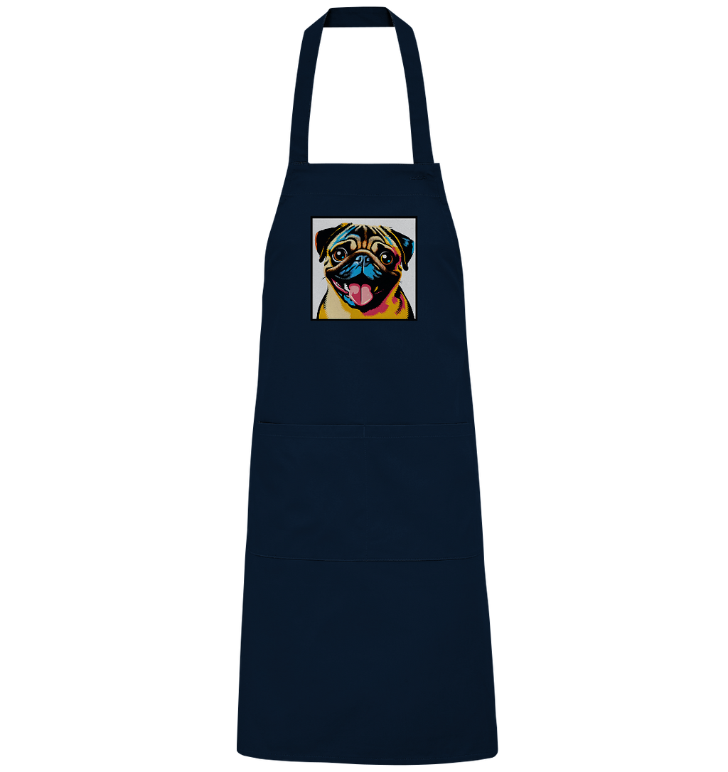 Mops Pop Art - Organic Grillschürze