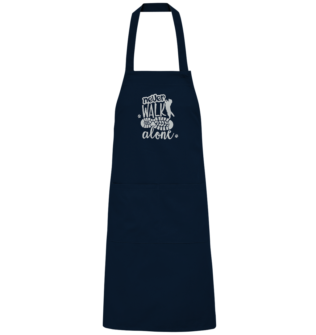 Hundefreunde You never walk alone - personalisierbar - Organic Grillschürze