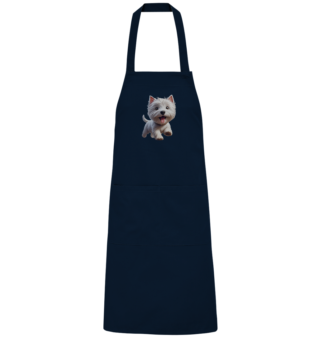 West Highland Terrier Catoon - personalisierbar - Organic Grillschürze