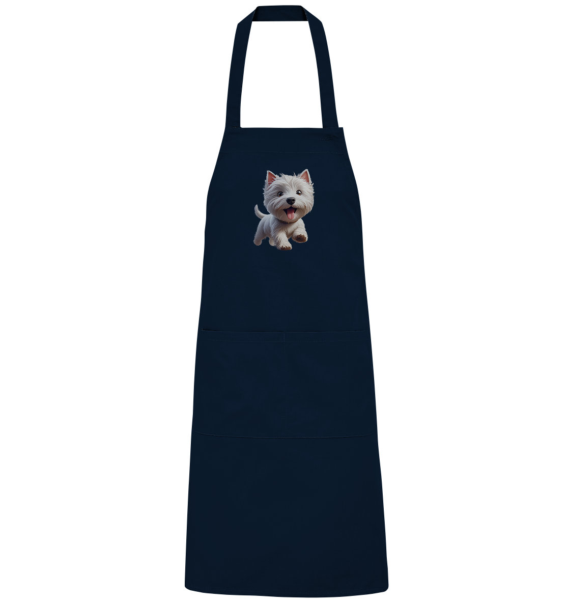 West Highland Terrier Catoon - personalisierbar - Organic Grillschürze