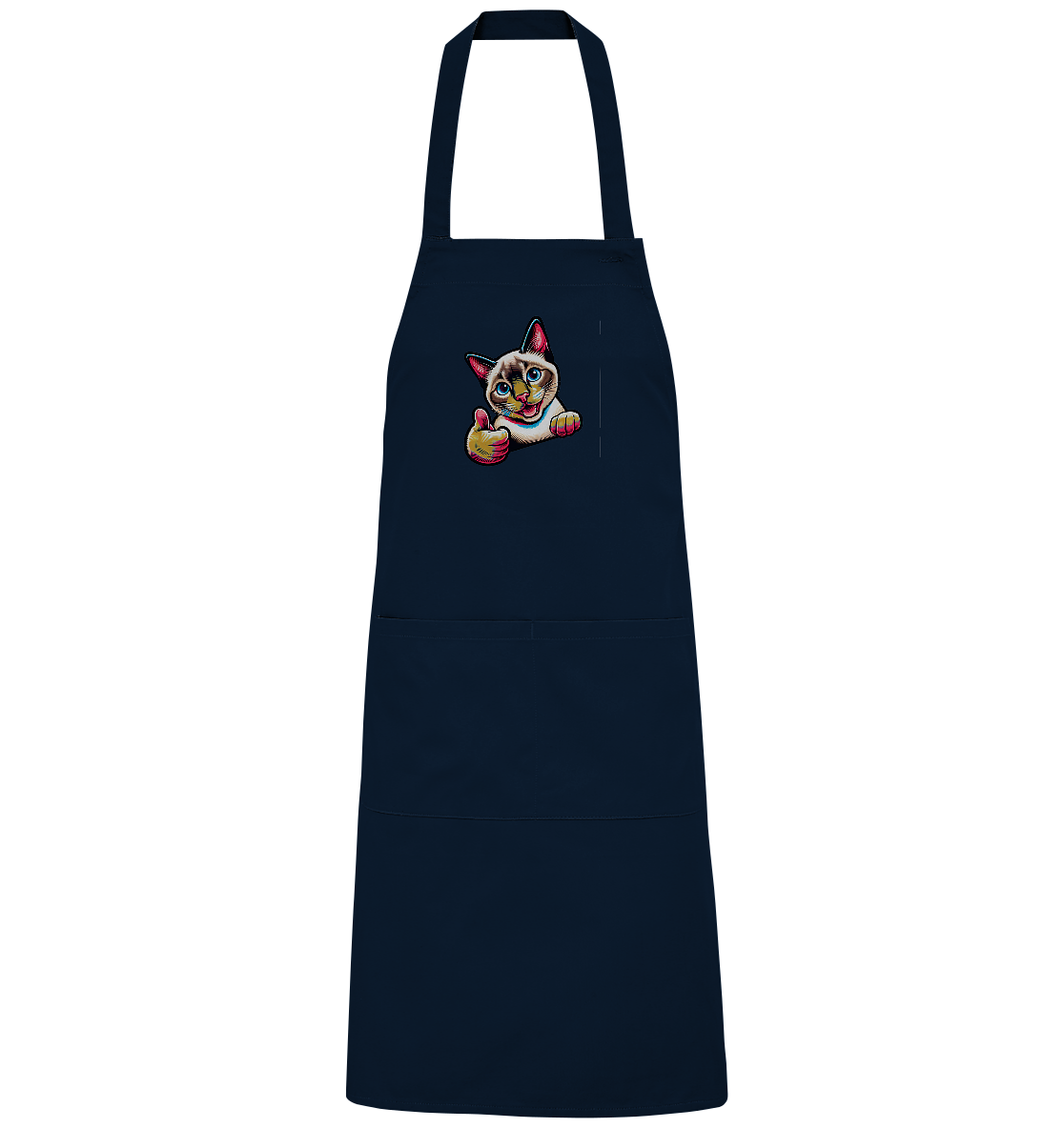 Siamkatze Pop Art - personalisierbar - Organic Grillschürze