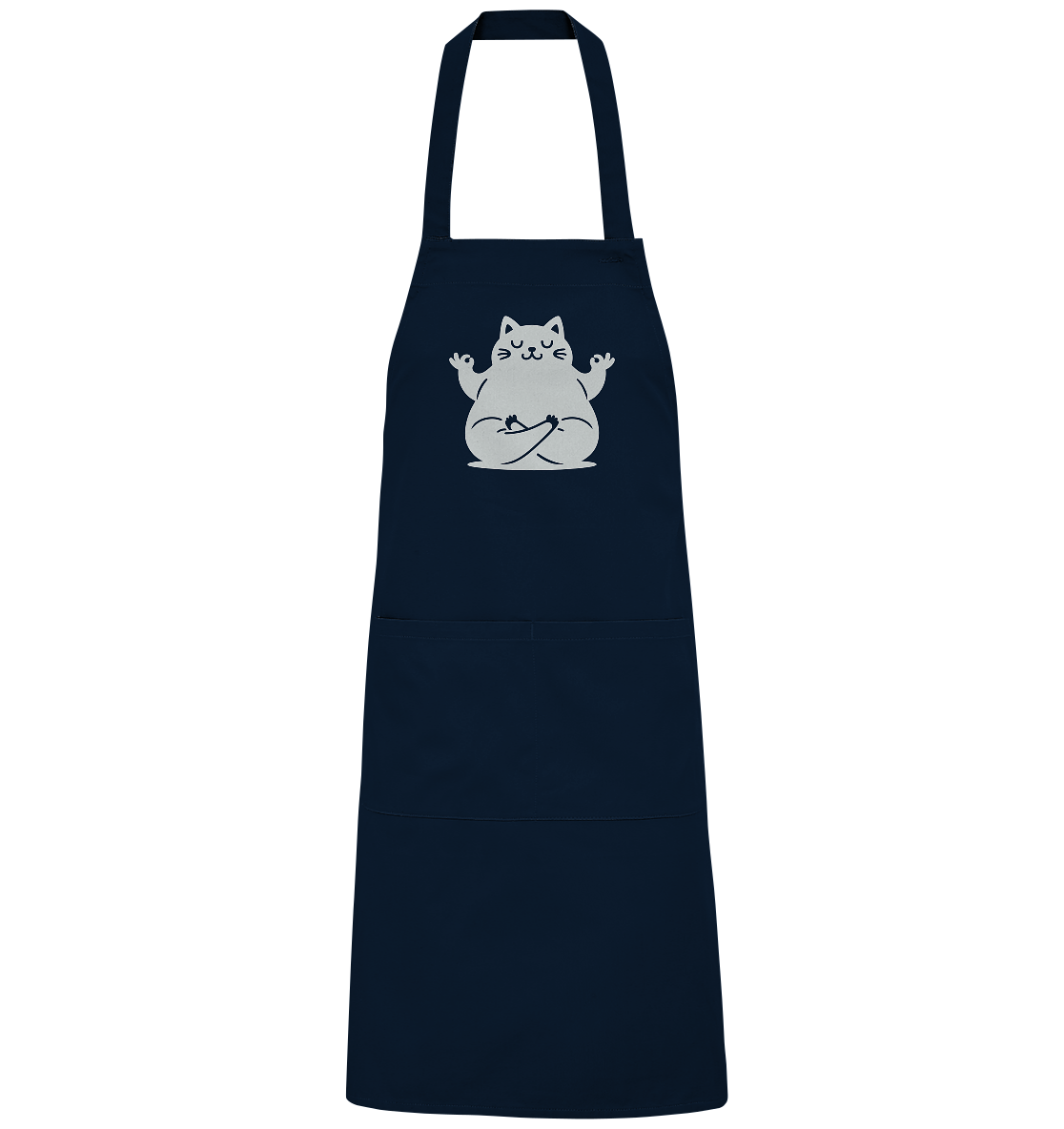 Funny yoga Cat - personalisierbar - Organic Grillschürze