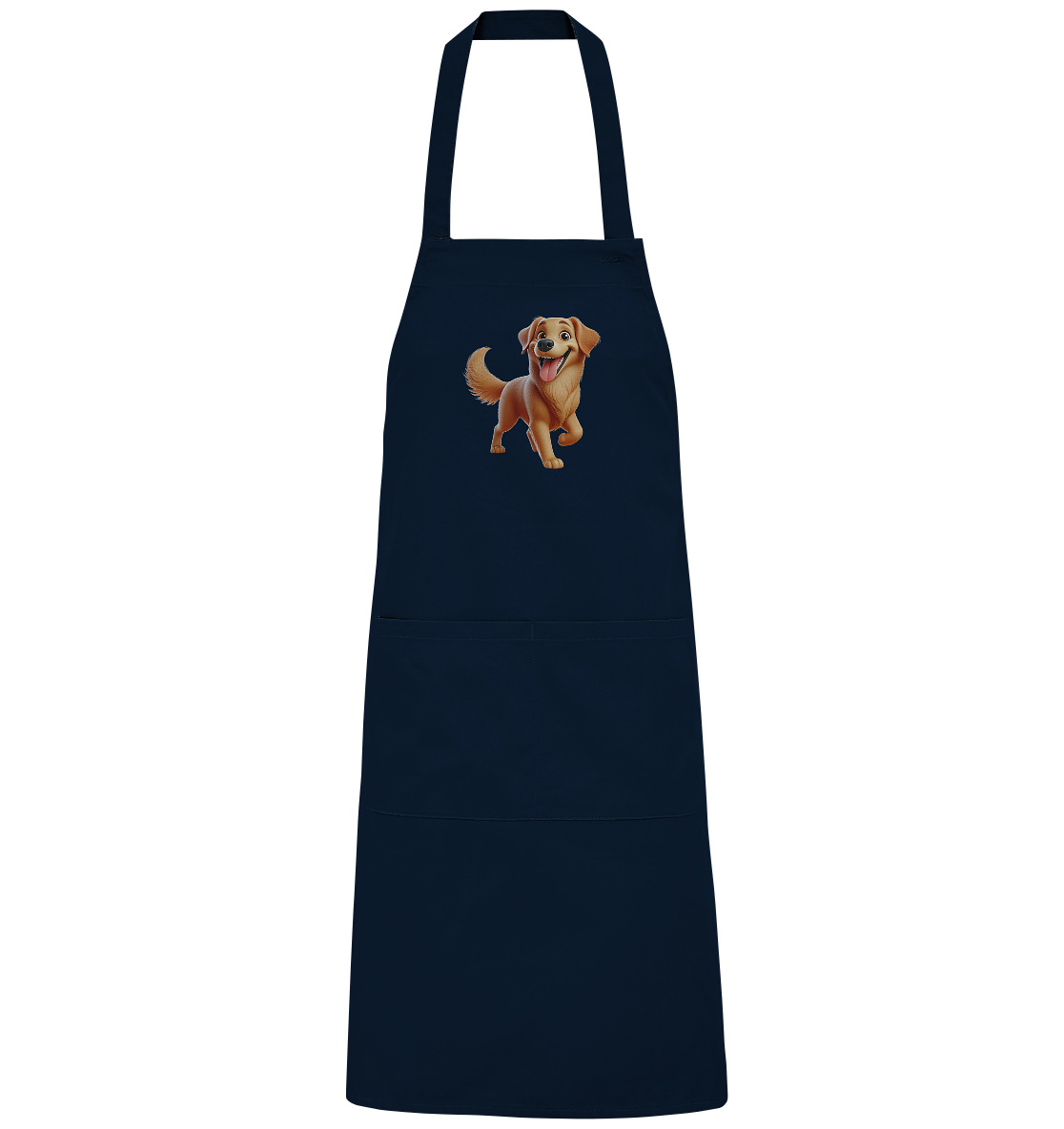 Golden Retriever Comic - personalisierbar - Organic Grillschürze