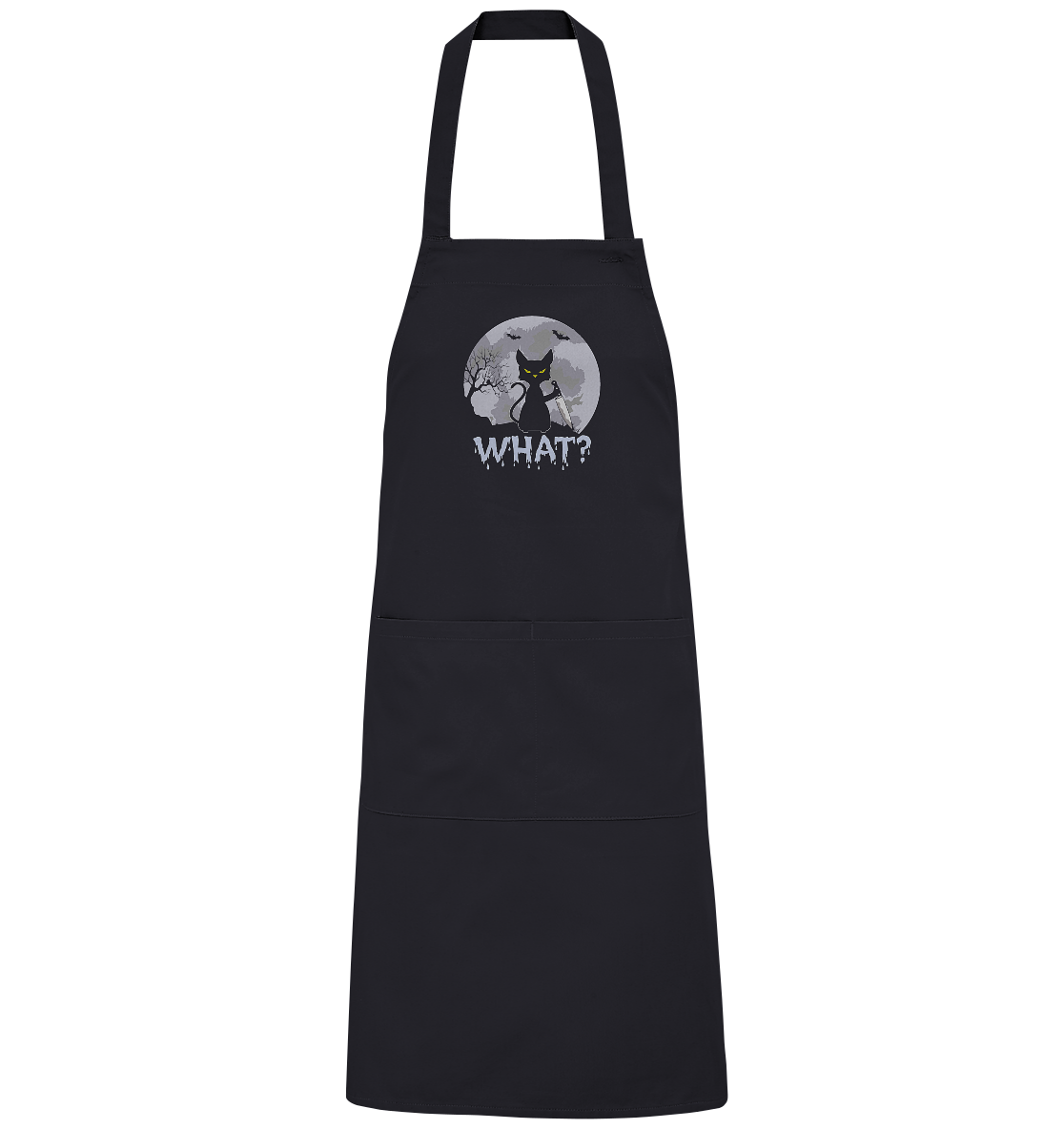 Halloween Katze Horror Lustig - Organic Grillschürze