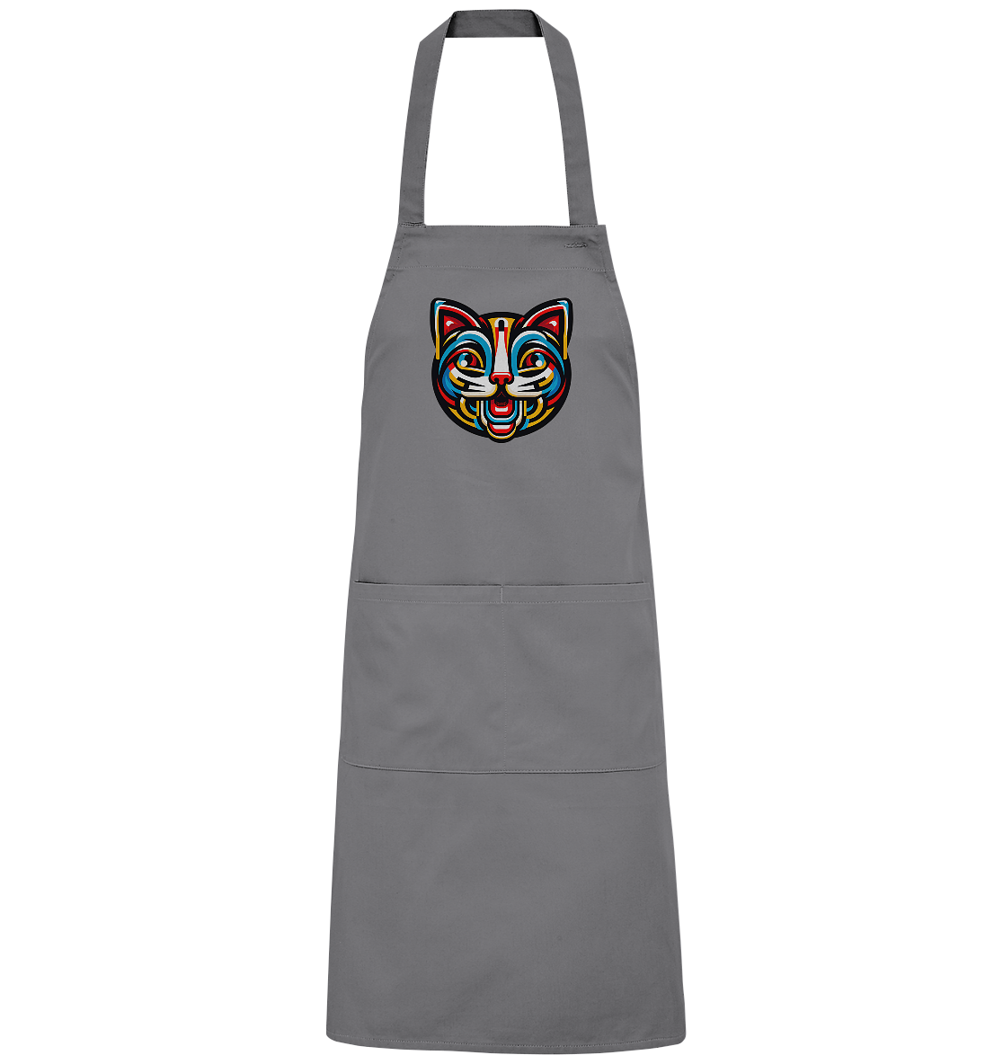 Pop Art Katze  - Organic Grillschürze