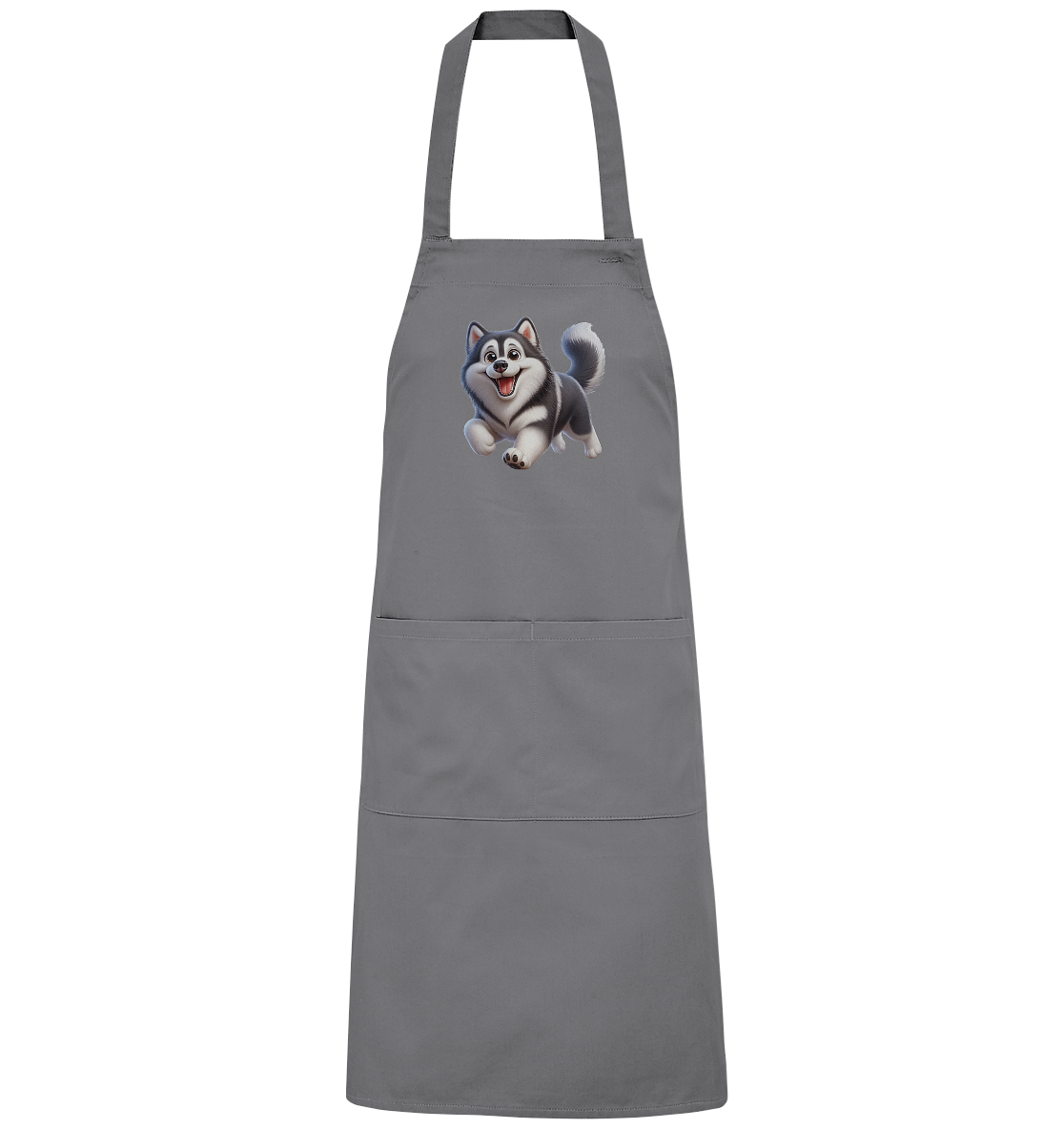 Husky Comic - personalisierbar - Organic Grillschürze