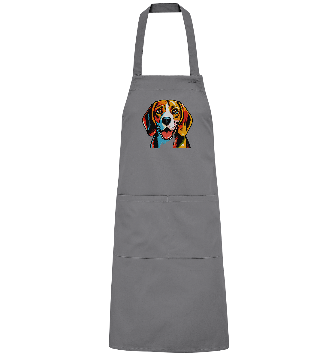 Beagle Pop Art - Personalisierbar - Organic Grillschürze