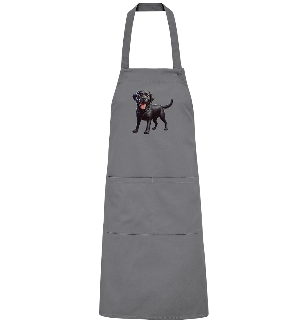 Cartoon Labrador Retreiver - personalisierbar - Organic Grillschürze