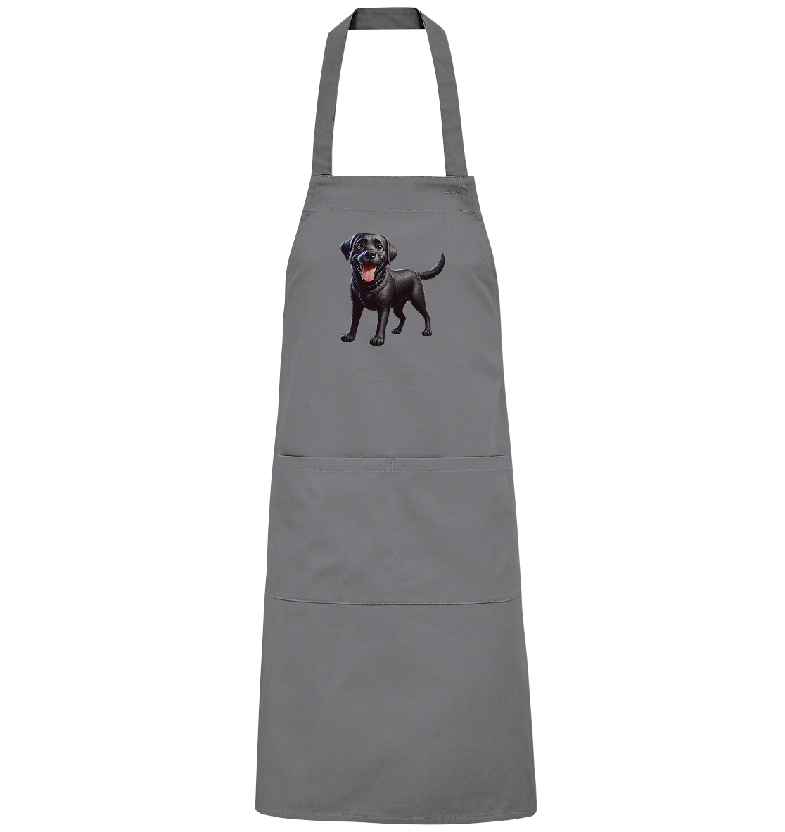 Cartoon Labrador Retreiver - personalisierbar - Organic Grillschürze