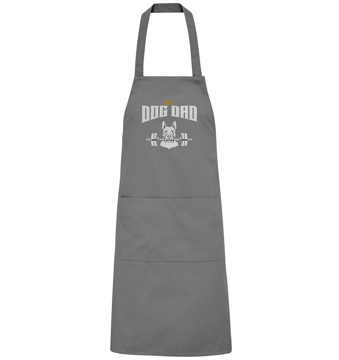 Best Dog Dad - Personalisierbar - Organic Grillschürze