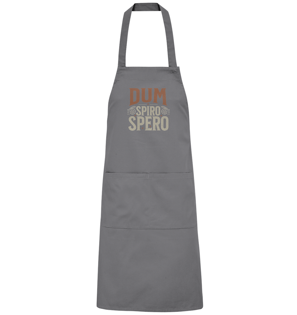Dum Spiro Spero - Solange ich atme, hoffe ich - Organic Grillschürze
