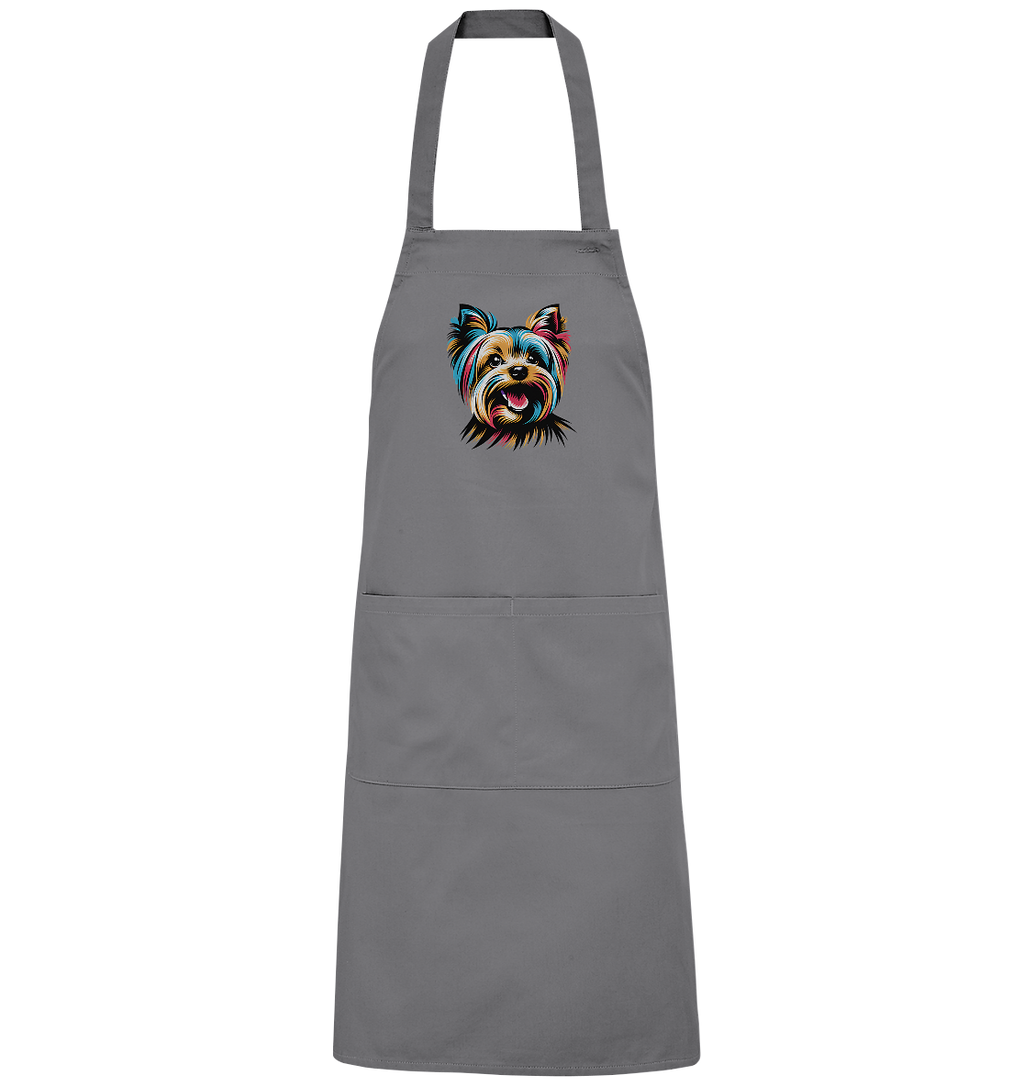 Yorkshire Terrier Pop Art - personalisierbar - Organic Grillschürze
