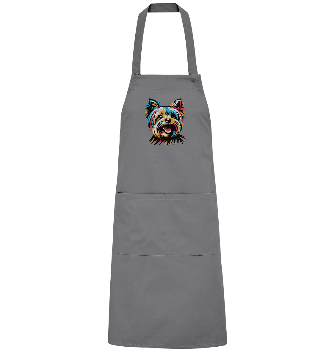 Yorkshire Terrier Pop Art - personalisierbar - Organic Grillschürze