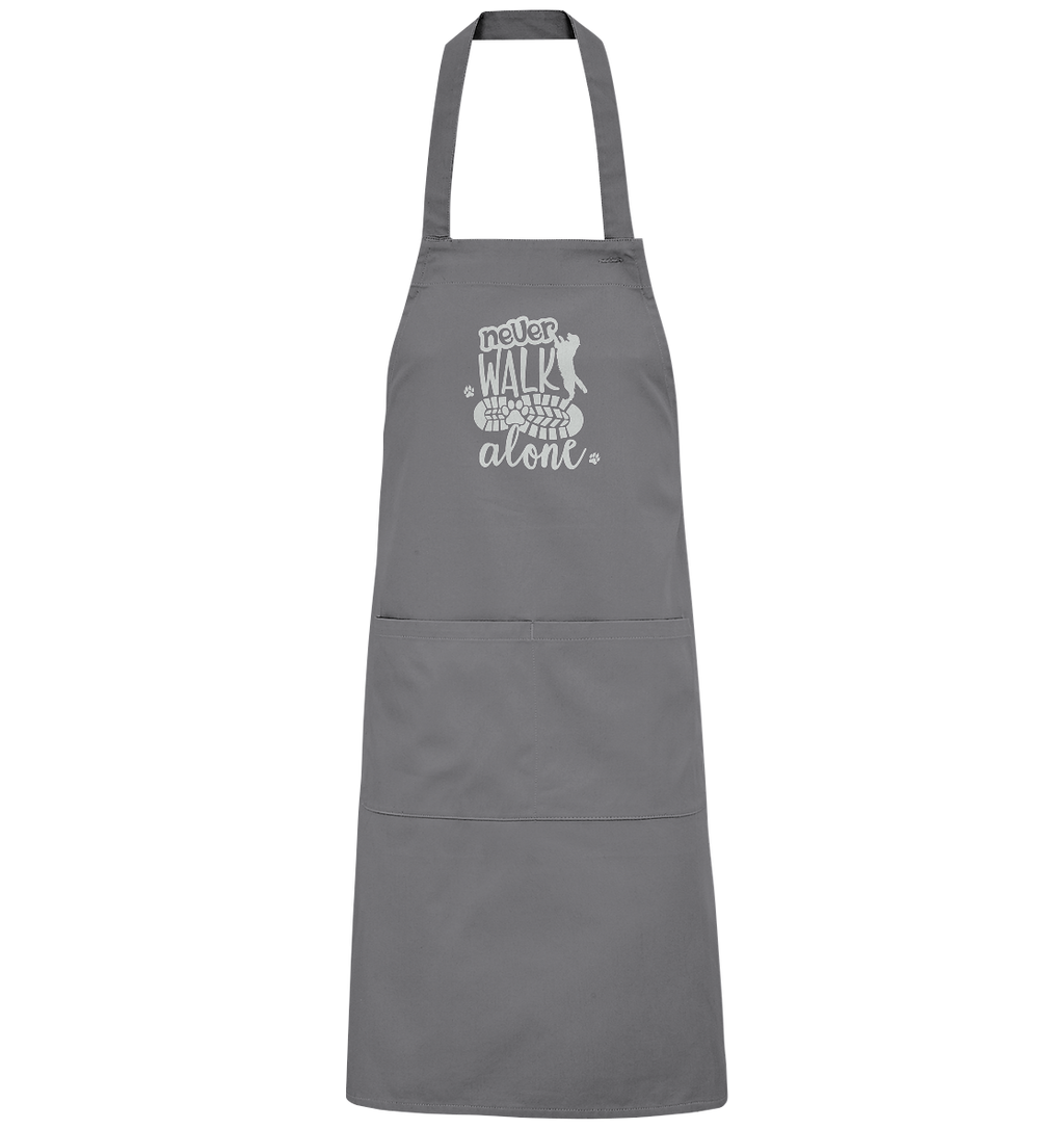 Hundefreunde You never walk alone - personalisierbar - Organic Grillschürze