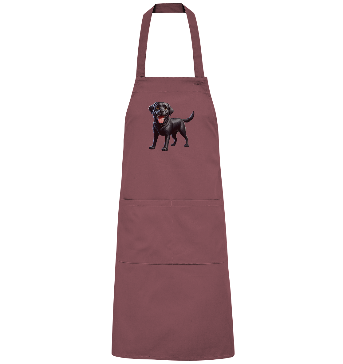 Cartoon Labrador Retreiver - personalisierbar - Organic Grillschürze
