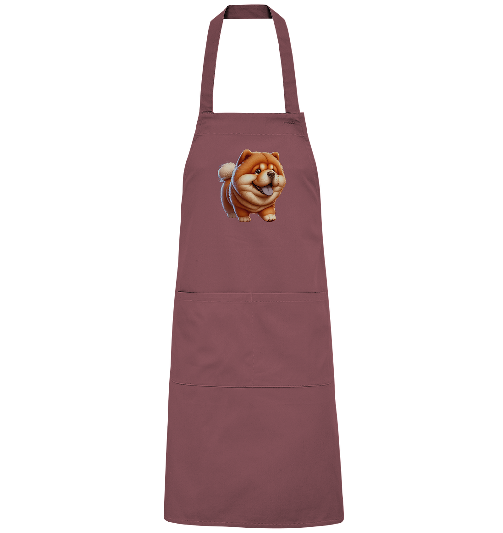 Chow Chow Cartoon Hund - personalisierbar - Organic Grillschürze