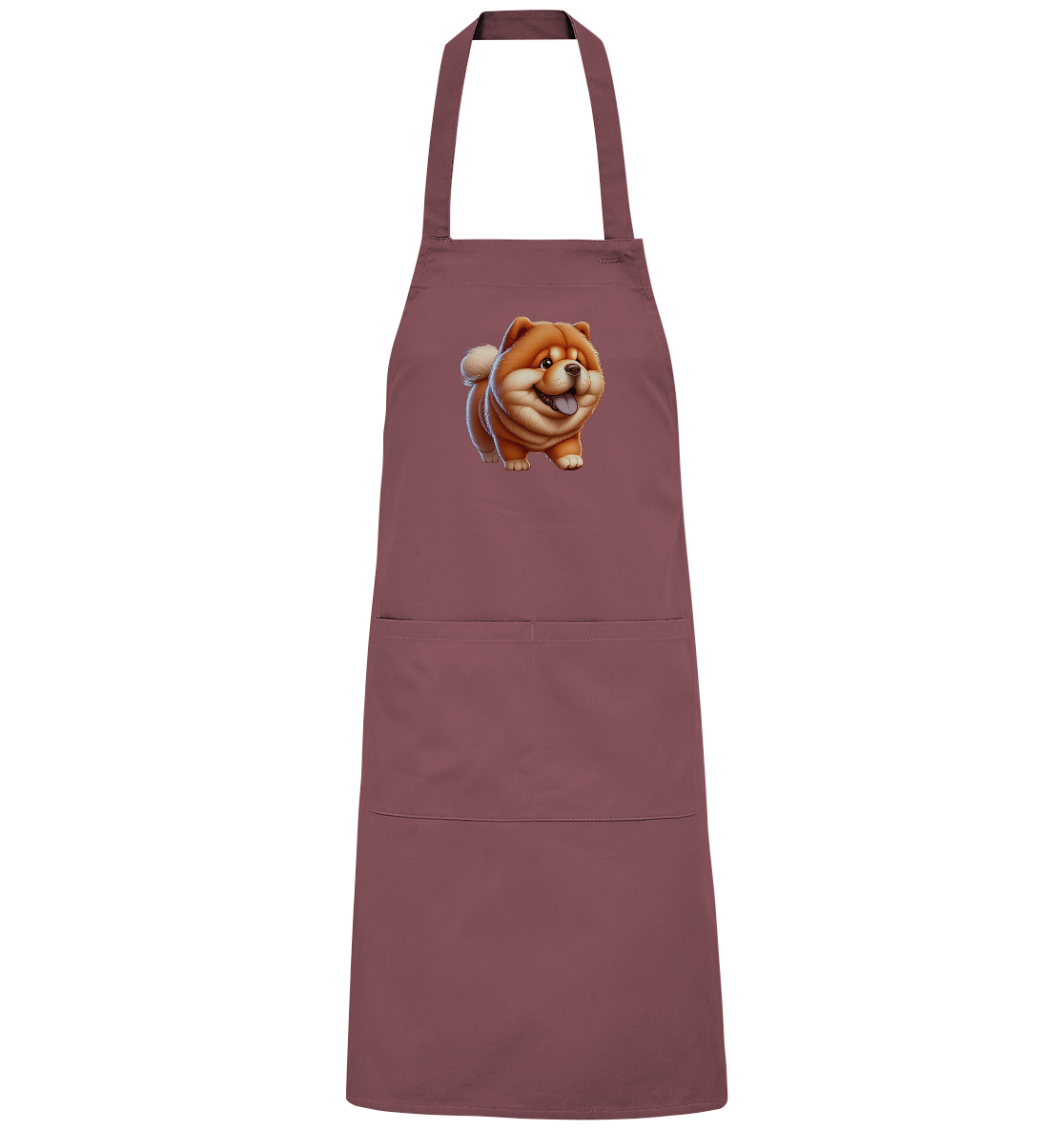 Chow Chow Cartoon Hund - personalisierbar - Organic Grillschürze