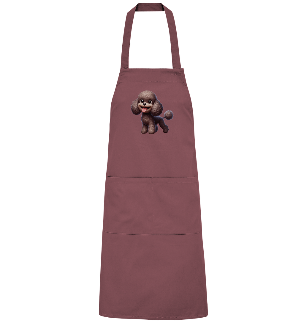 Pudel Comic - personalisierbar - Organic Grillschürze