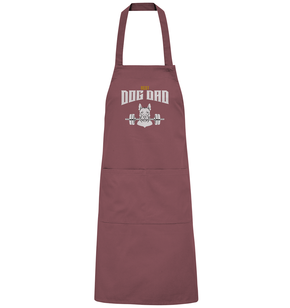 Best Dog Dad - Personalisierbar - Organic Grillschürze