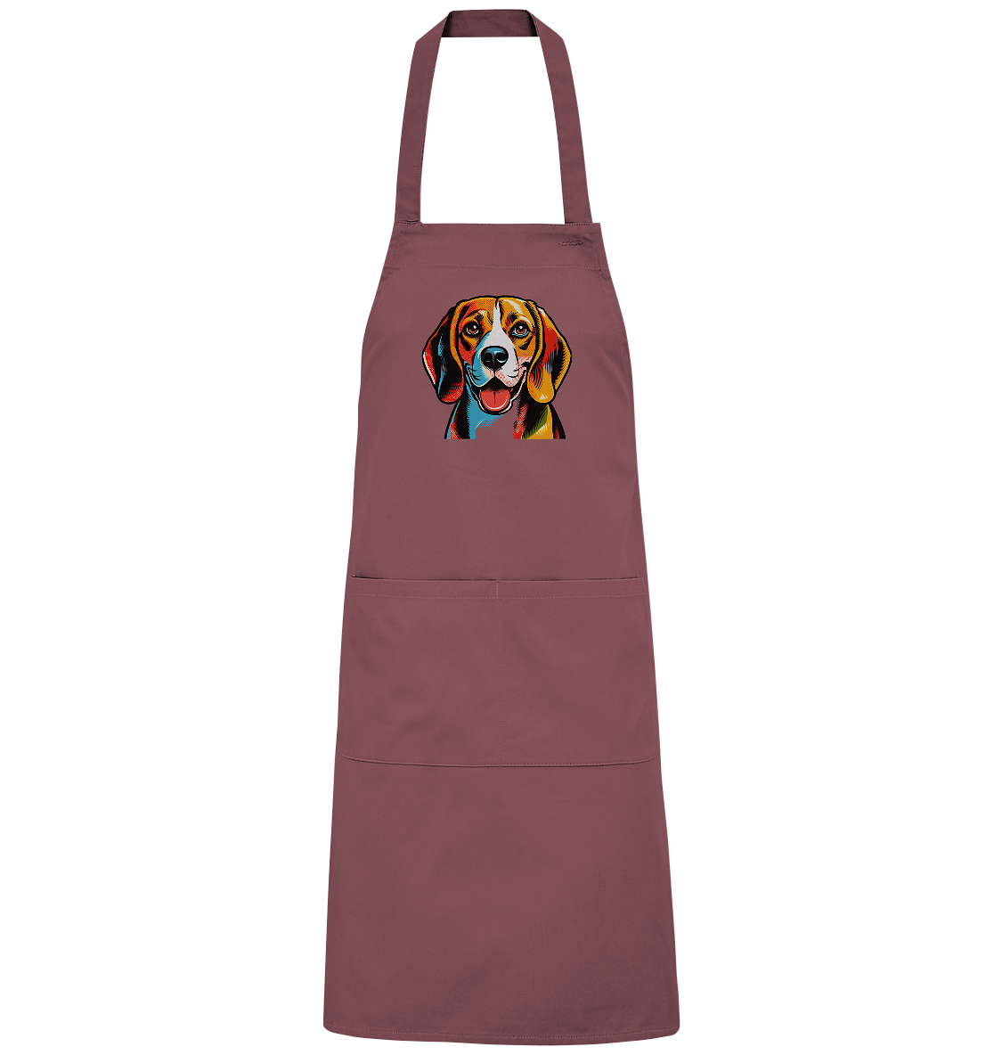 Beagle Pop Art - Personalisierbar - Organic Grillschürze