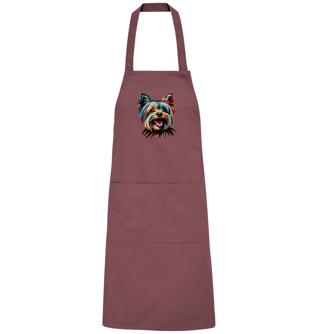 Yorkshire Terrier Pop Art - personalisierbar - Organic Grillschürze