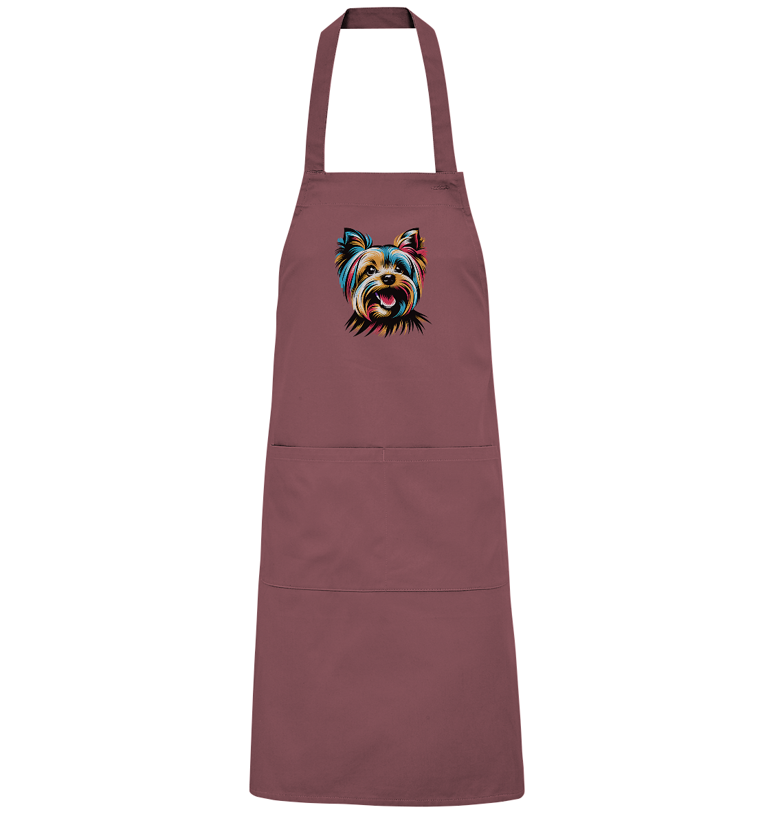 Yorkshire Terrier Pop Art - personalisierbar - Organic Grillschürze