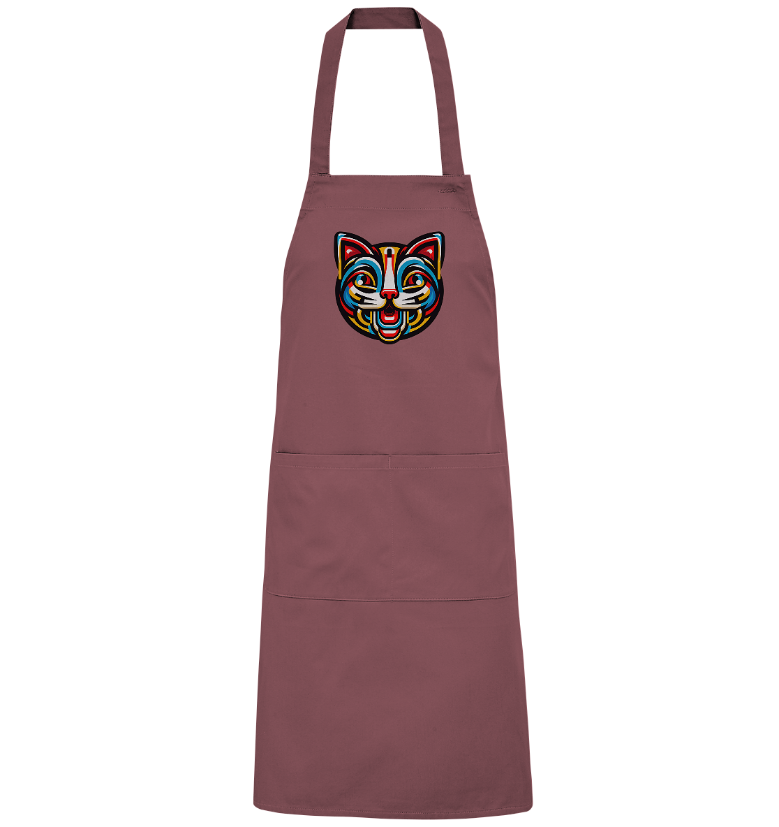 Pop Art Katze  - Organic Grillschürze