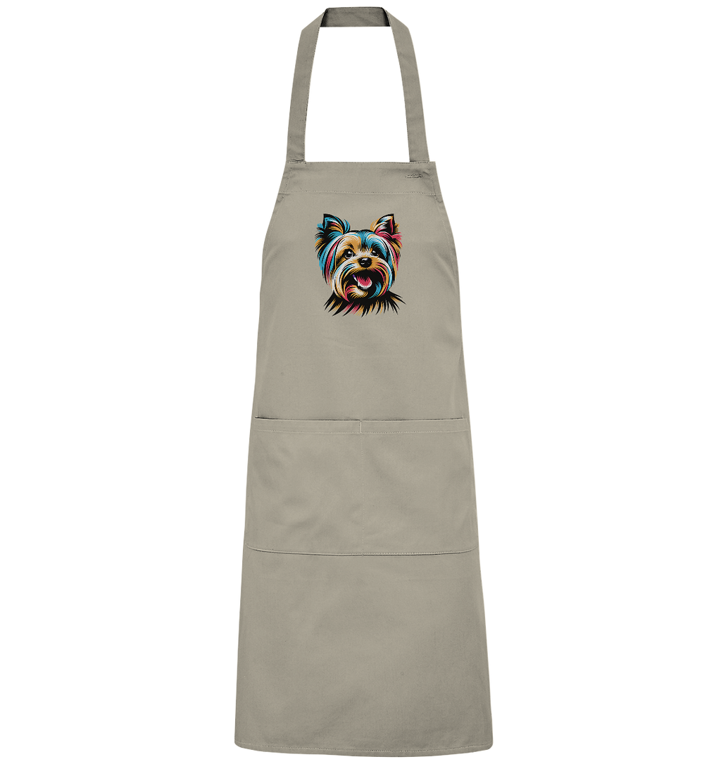 Yorkshire Terrier Pop Art - personalisierbar - Organic Grillschürze
