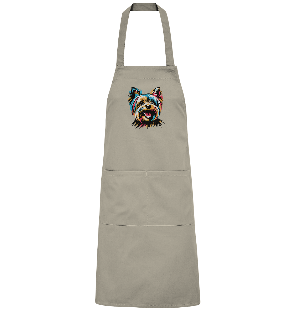 Yorkshire Terrier Pop Art - personalisierbar - Organic Grillschürze