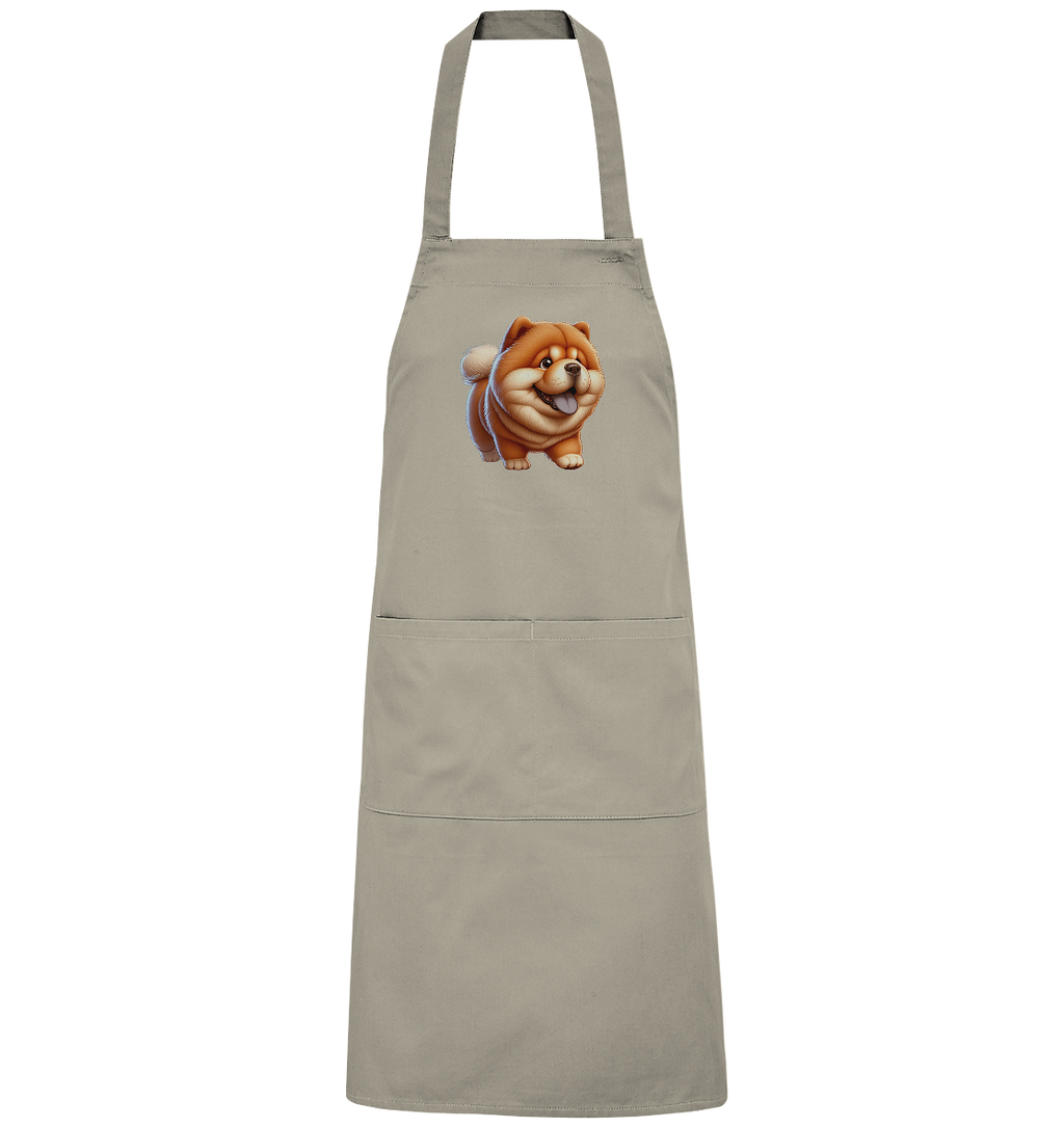 Chow Chow Cartoon Hund - personalisierbar - Organic Grillschürze