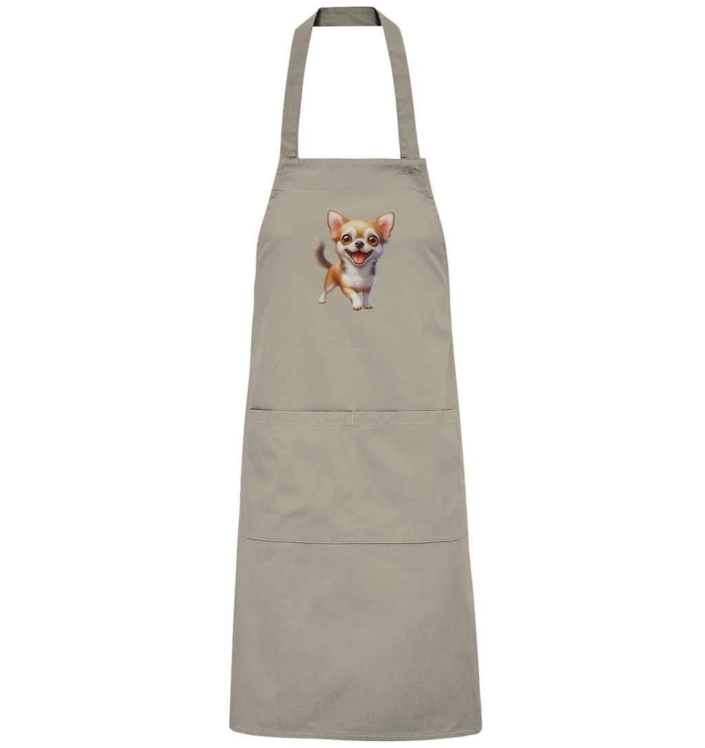 Chihuahua Cartoon - personalisierbar - Organic Grillschürze