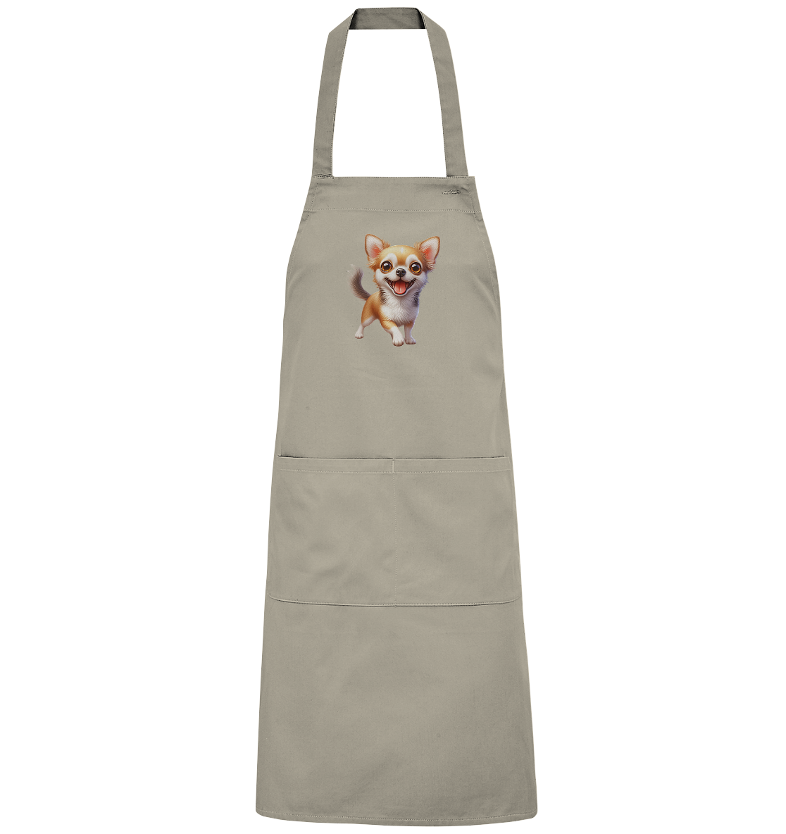 Chihuahua Cartoon - personalisierbar - Organic Grillschürze