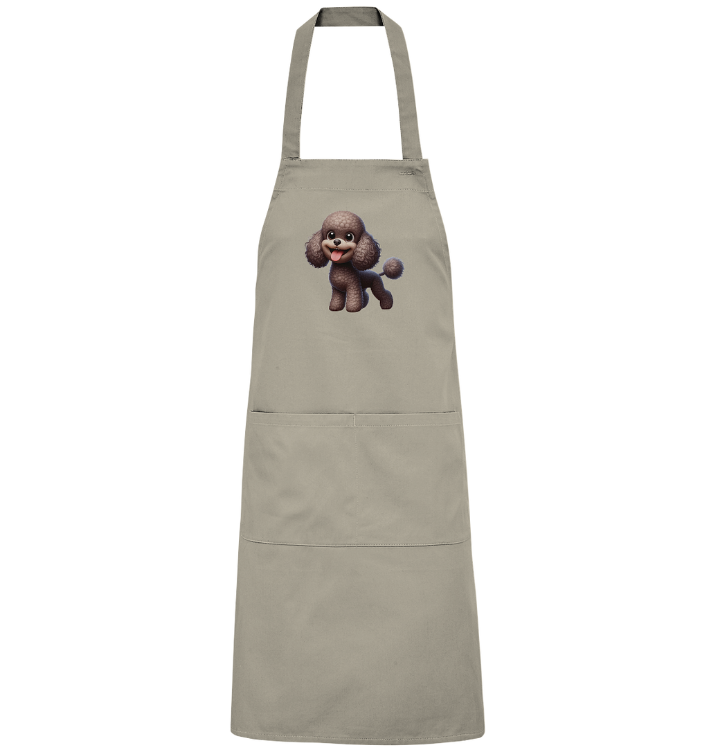 Pudel Comic - personalisierbar - Organic Grillschürze