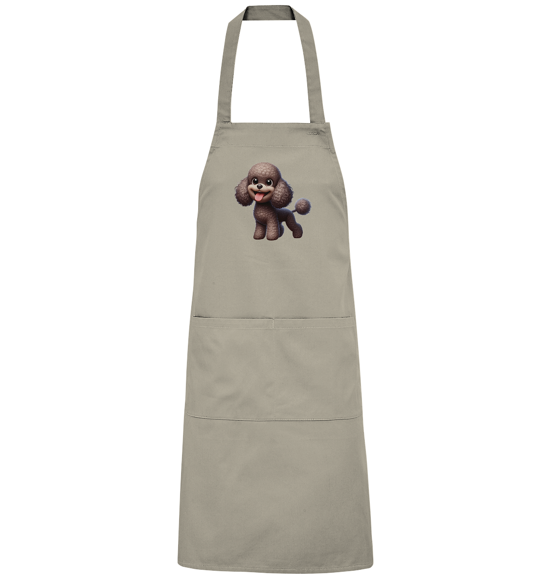 Pudel Comic - personalisierbar - Organic Grillschürze