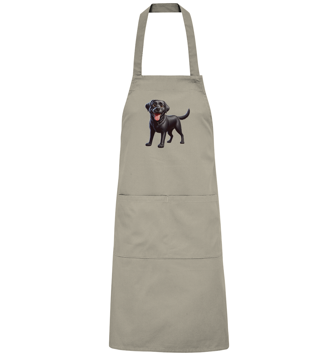 Cartoon Labrador Retreiver - personalisierbar - Organic Grillschürze