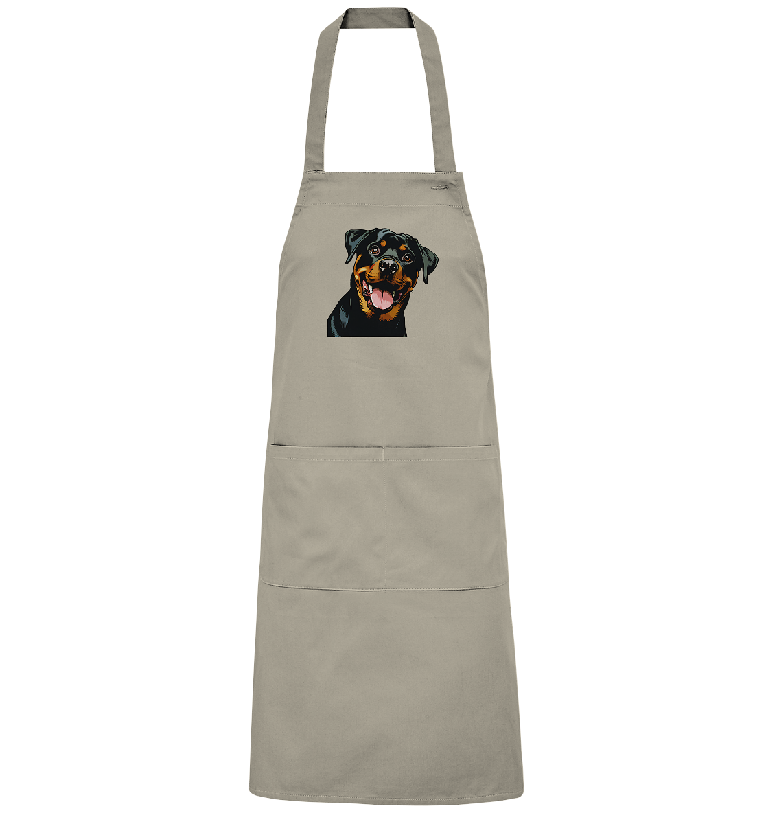Rottweiler  Comic - personalisierbar - Organic Grillschürze