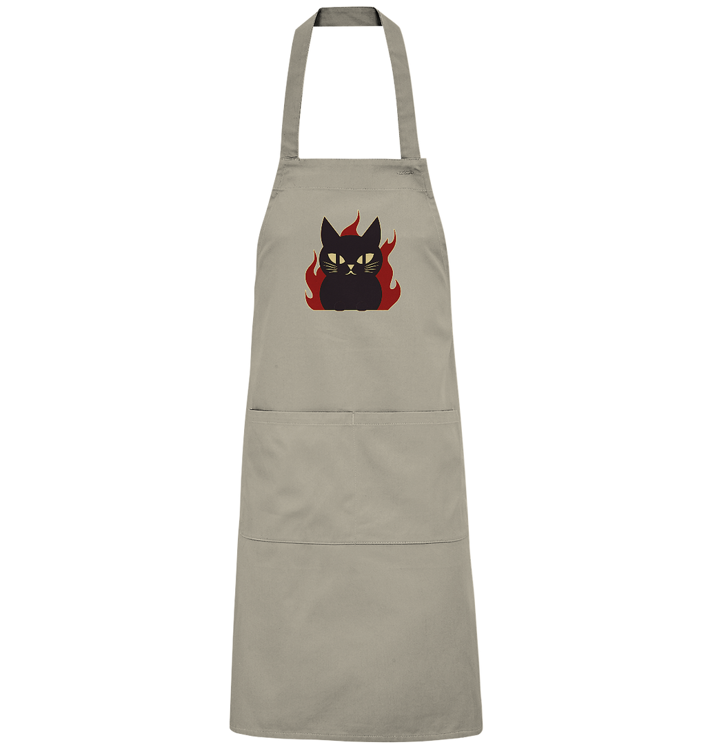 Devil Cat  illustration - Organic Grillschürze