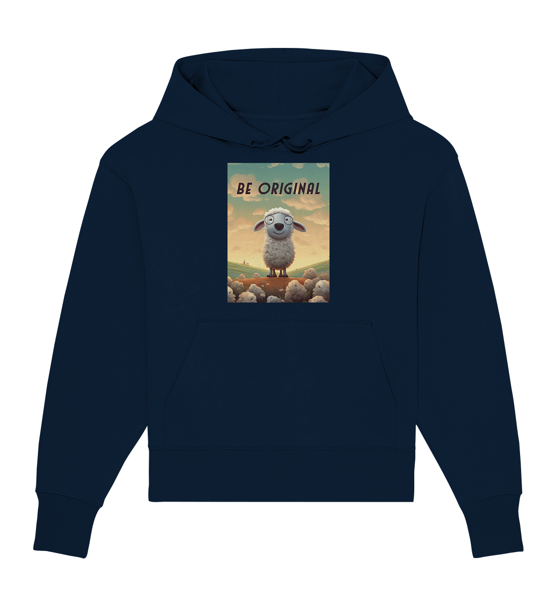 Be Original Shaf Motivation  - Organic Oversize Hoodie