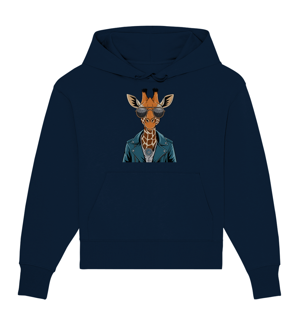 Giraffe Steampunk - Organic Oversize Hoodie