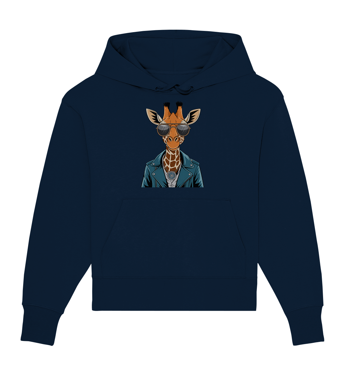 Giraffe Steampunk - Organic Oversize Hoodie