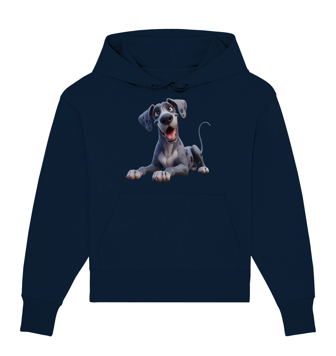 Dänische Dogge - personalisierbar - Organic Oversize Hoodie