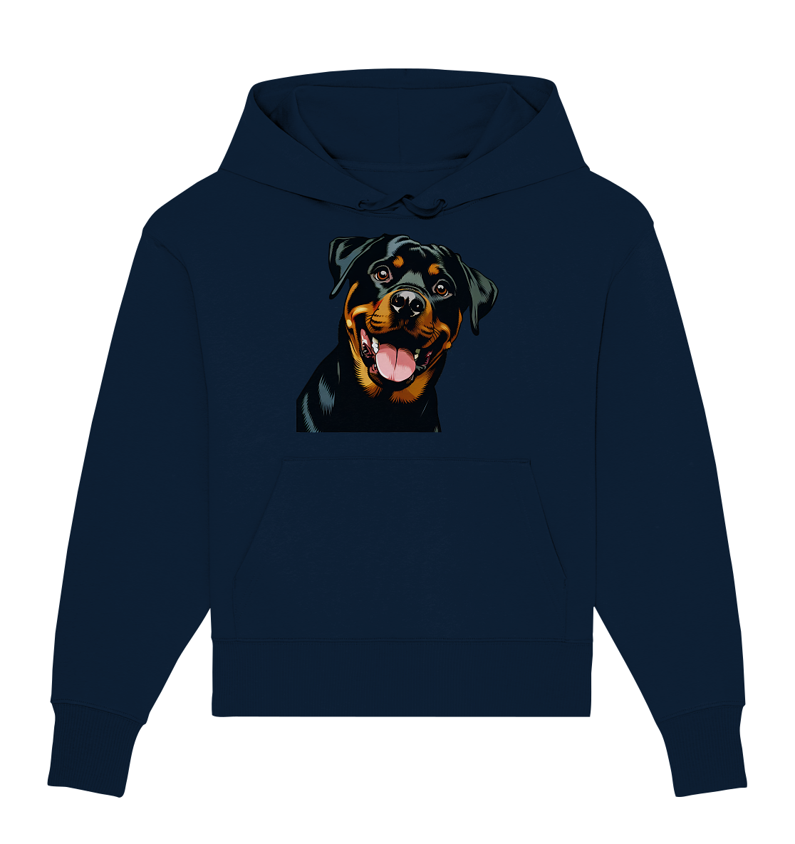 Rottweiler  Comic - personalisierbar - Organic Oversize Hoodie